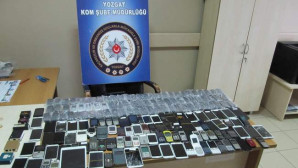 Yozgat’ta 179 adet kaçak cep telefonu ele geçirildi