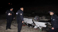  İki otomobil 60 metrelik uçuruma yuvarlandı:2’si ağır 6 kişi yaralandı