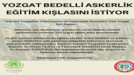 İstanbul Yozgatlılar Federasyonu’ndan eğitim kışlası çağrısı