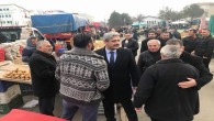 Belediye Başkan Adayı Köse pazarcı esnafını ziyaret etti