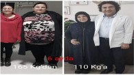 Aynı aileden iki kişi mide küçültme ameliyatı ile kilolarından kurtuldu