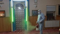 Yozgat’ta camilerde dezenfekte çalışmaları devam ediyor