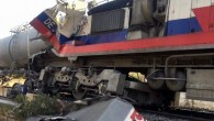 Yozgat’ta yük trenleri çapıştı makinistler yaralandı