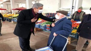 Başkan Köse semt pazarı esnafını ziyaret etti