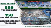 Sorgun Belediyesi 750 Ton kağıt ve atık plastiği geri dönüşüme yolladı