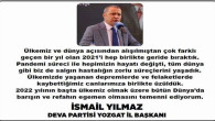DEVA Partisi Yozgat İl Başkanı İsmail Yılmaz’dan yeni yıl mesajı