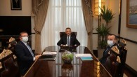 Vali Polat’tan Cumhurbaşkanı Yardımcısı Oktay’a ziyaret