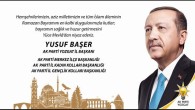AK Parti Yozgat İl Başkanı Yusuf Başer Yozgat halkının bayramını kutladı