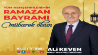 Milletvekili Ali Keven Yozgat halkının bayramını kutladı