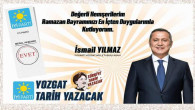 İYİ Parti Milletvekili Adayı İsmail Yılmaz Yozgat halkının bayramını kutladı