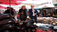 Vali Polat, pazarcı esnafını ziyaret etti
