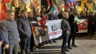 İsrail’in Gazze’deki hastaneye saldırısı Yozgat’ta protesto edildi
