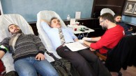 Belediye personelinden Afrin’deki askerlere destek için kan bağışı