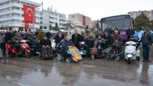 Yozgat Belediyesi akülü tekerlekli sandalye için şarj dolum istasyonu kurdu