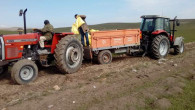 Yozgatlı çiftçiler ekinlerinin gübreleme çalışmalarına başladı