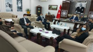 MHP İl Teşkilatından Başsavcı Uçak ve Ağır Ceza Reisi Sazak’a ziyaret