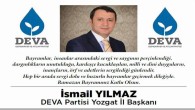 DEVA Partisi İl Başkanı Yılmaz Yozgat halkının bayramını kutladı