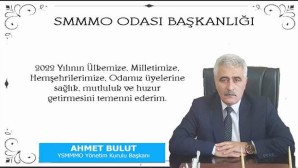 SMMMO Başkanı Ahmet Bulut’tan yeni yıl mesajı