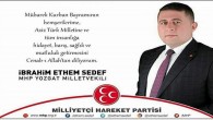MHP Yozgat Milletvekili İ Ethem Sedef Yozgat hakının bayramını kutladı
