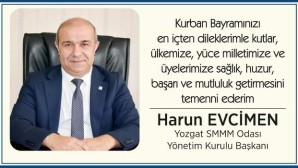 Yozgat SMMMO Başkanı Evcimen’den bayram mesajı