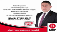 MHP Yozgat Milletvekili İ Ethem Sedef’ten kandil mesajı