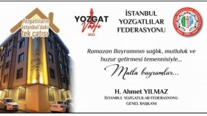 İstanbul Yozgatlılar Federasyonu Yılmaz Yozgat halkının bayramını kutladı