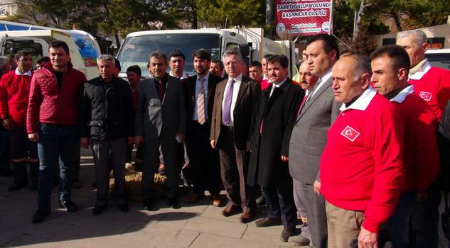 Belediyeden  temizlik işleri bünyesine  8 yeni araç takviyesi