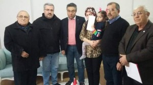 Kızılay Sorgun Şubesinden Şehit Atmaca’nın ailesine taziye ziyareti