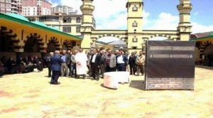 Hacı adayları uygulamalı tavaf yaptı