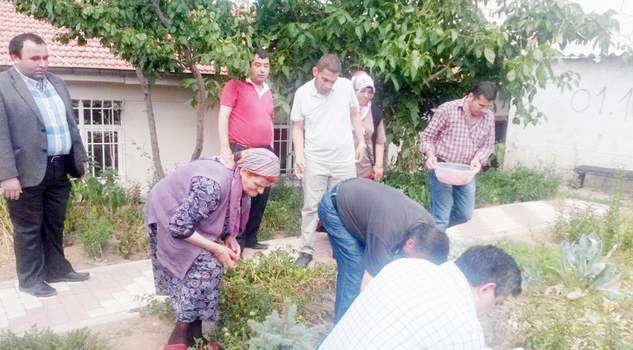 Hastalar kendileri için oluşturulan hobi bahçesinde stres atıyor