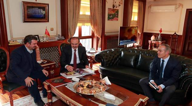 Anadolu Ajansı Sorumlusu Ertuğrul’dan Vali Yurtnaç’a ziyaret