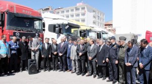 Yozgat’tan Haleplilere 11 TIR un yardımı