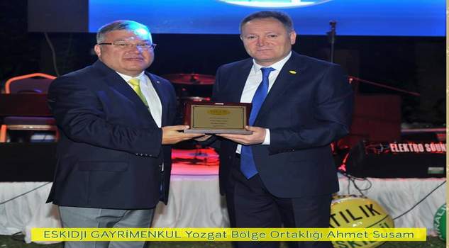 Susam’a başarı ödülü