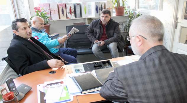 Akgün ve Yavuz’dan Yeniufuk Gazetesine ziyaret