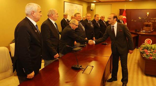 Kıbrıs Gazileri Vali Yurtnaç’ı ziyaret etti