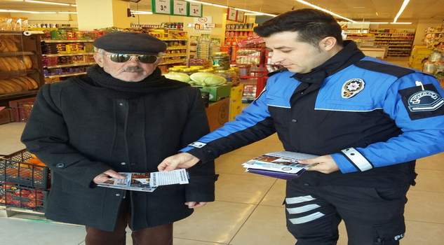 İl Emniyet Müdürlüğünden soba zehirlenmelerine karşı broşürlü uyarı