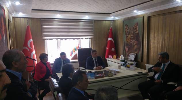 AK Parti’den MHP İl Başkanlığına ziyaret