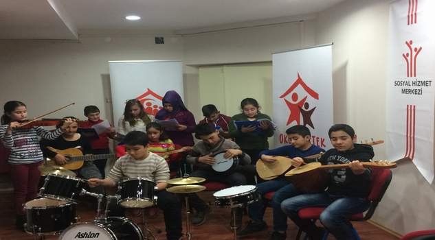17 çocuk ‘Yozgatantes Müzik Grubu’ kurdu