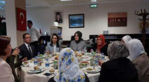 Vali Yurtnaç’ın eşi Dilek Yurtnaç Şehit aileleri ile bir araya geldi