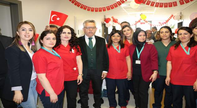 Şehir Hastanesinde 23 Nisan kutlandı