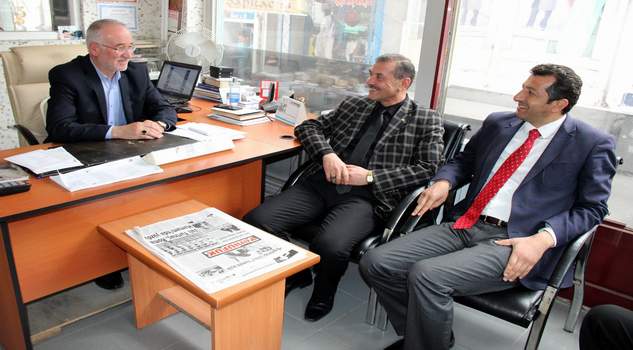 Akgün ve Şaşmaz’dan gazetemize ziyaret