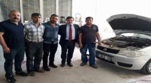 Başer, Sanayi esnafını ziyaret etti