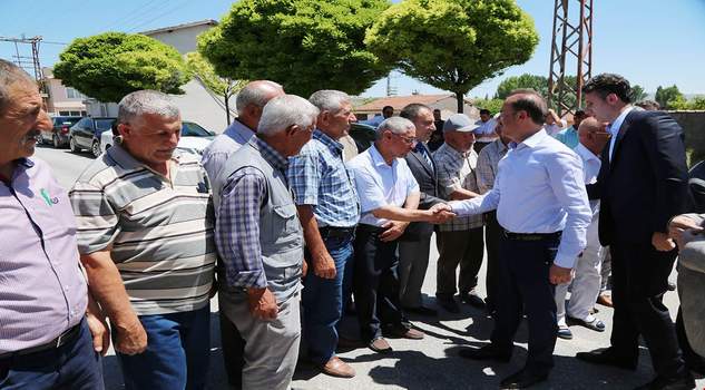 Vali Yurtnaç, Devecipınar ve Poyrazlı köylerinde incelemede bulundu