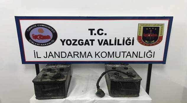 Jandarmadan akü hırsızına suçüstü