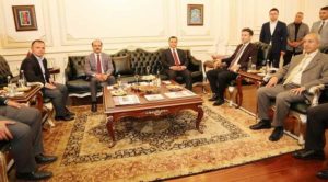 AYM Başkanı Arslan, Yozgat Valisini makamında ziyaret etti