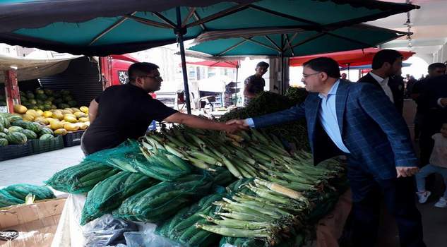 Milletvekili Başer, pazarcı esnafını ziyaret etti