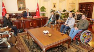 Sorgun Engelliler Umut Spor Kulübünden Vali Çakır’a ziyaret