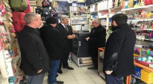 Köse, Meydan Yeri esnafını ziyaret etti