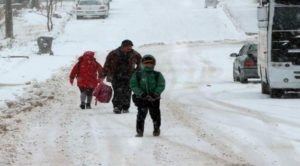 Yozgat’ta okullar Salı günü de tatil edildi