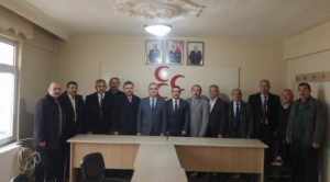 Şefaatli Belediye Başkan aday adayı Karacadan Başkan Altan’a ziyaret